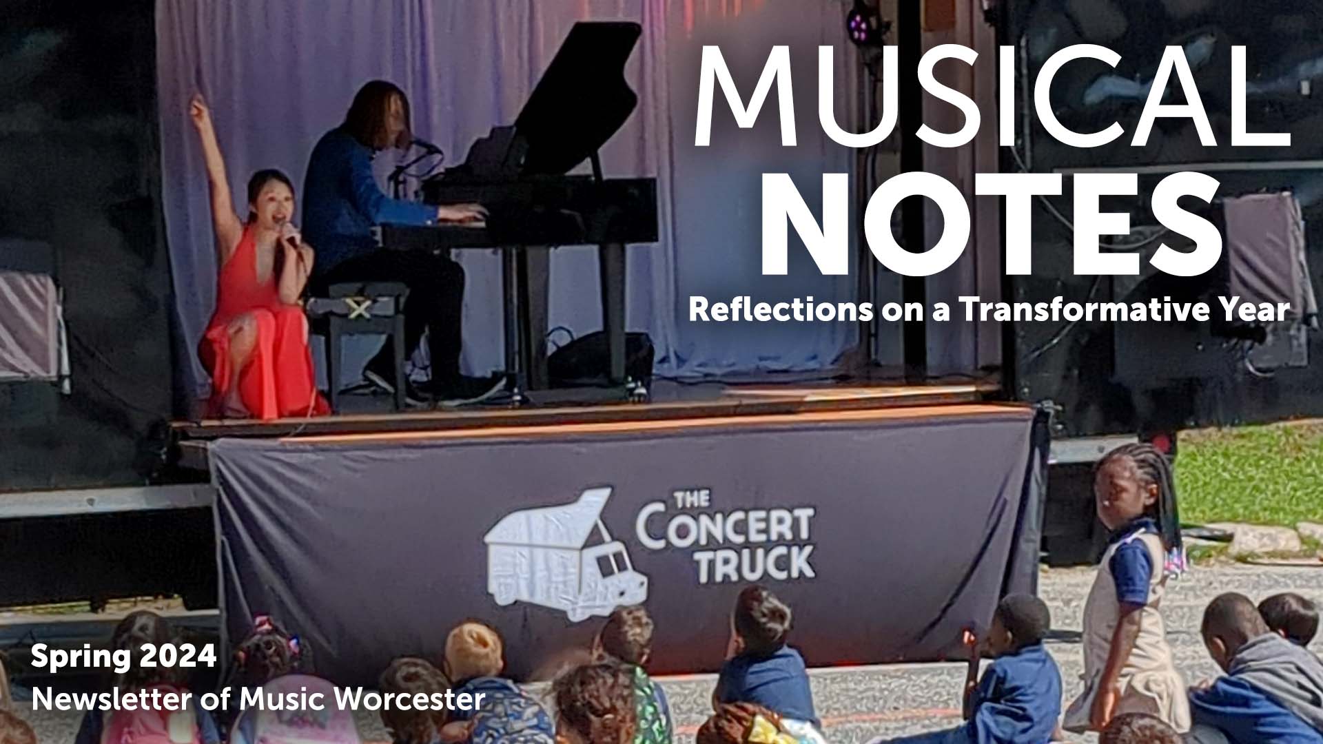 musical notes banner 2024